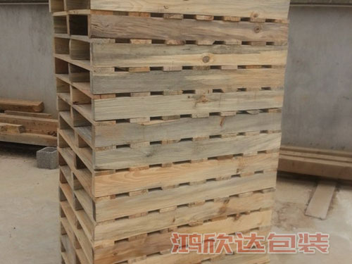 三根木方单面周转木托盘